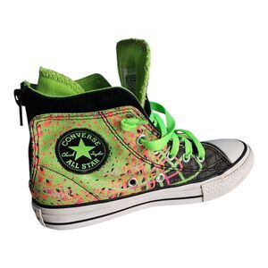 Converse Shoes Youth 1 Neon Double Chuck Taylor All Star   649963C Black Green